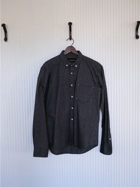 BESPOKEN Charcoal Gray Button-Down Shirt